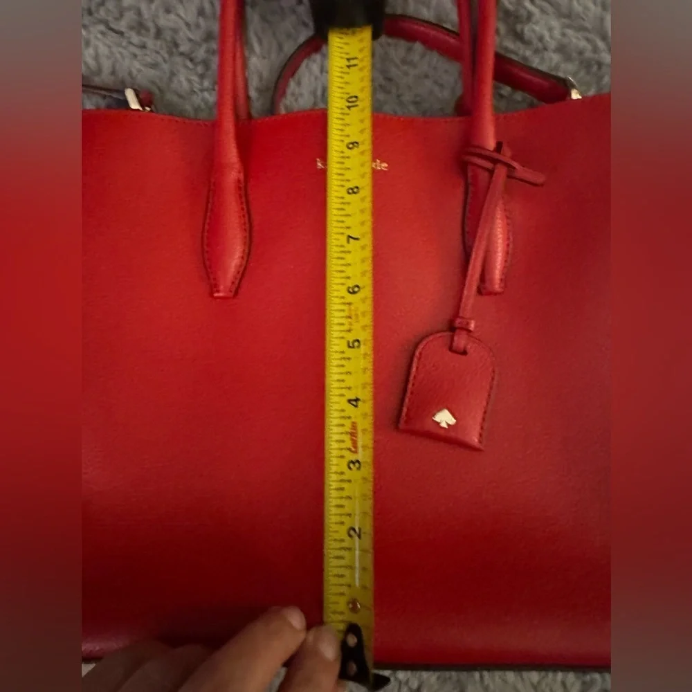 KATE SPADE Cherry Red Eva Medium Satchel